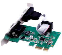 Cartão de Expansão para Windows XP 7, 2 Portas, RS232, COM, Pin DB9, PCI-E, Express X1, Cartão - Image 6