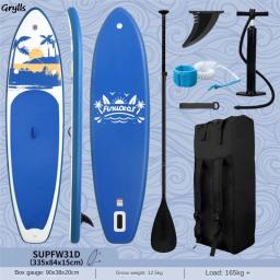 Inflável Stand Up Paddleboard com linhas, Linha flutuante do esqui aquático, Esportes ao ar livre - Image 5