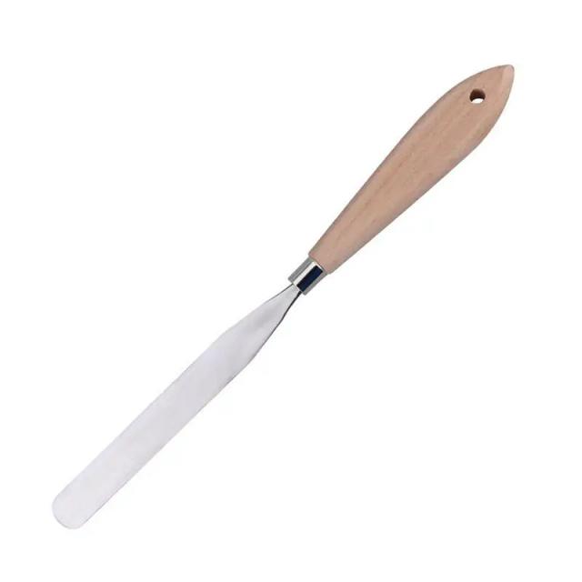 Espátula de Madeira para Pintura - Scraper 17# Ideal para Artistas e Projetos de DIY