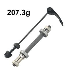 1 conjunto de cubo de roda de bicicleta mtb, eixo dianteiro e traseiro de liberação rápida com 2 rolamentos, substituição de haste de liberação rápida com peça de rolamento - Image 5
