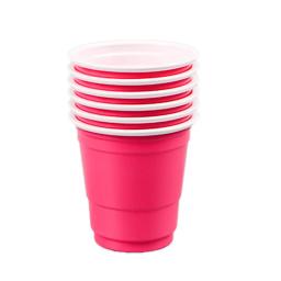 Mini copos descartáveis de plástico para festa, copos de tiro, copos vermelhos para o Natal, aniversário, casamento, comemoração do feriado, 2oz, 50 Pack - Image 4