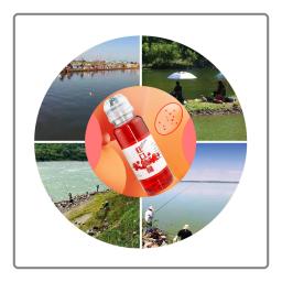 Aditivo isca para peixes de água doce, Carpa Prata e Bighead Carp, Isca alimentar especial, Aditivos de pesca, 220ml por PC - Image 4