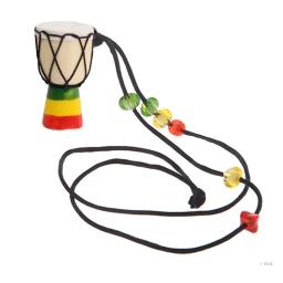 M5TC Clássico Djembe Pingente Mini Tambor Mão Pendurado Ornamento Suprimentos para Presentes - Image 4