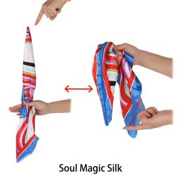Lenços mágicos para mágico, lenços de seda feitos à mão, truques mágicos, dispositivo ilusionista - Image 1