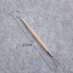 DIY argila esculpir ferramentas kit, cera cerâmica, cerâmica, ferramenta de escultura, artesanato, modelagem escultura escultura escultura escultura, conjunto de facas, novo, 4pcs, 2024 - Image 3