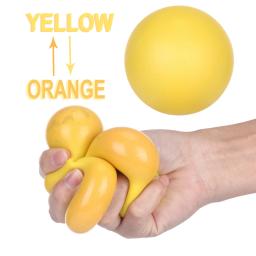 Anti-stress squeeze bolas para crianças e adultos, pressão squeeze bola, alívio do estresse, mudança de cor, brinquedo squishy, novo - Image 1