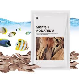 Folha seca para aquário, Longan Fish Reesting, Catappa condicionador de água, aquário limpo e seguro, reduzir P H longo - Image 1