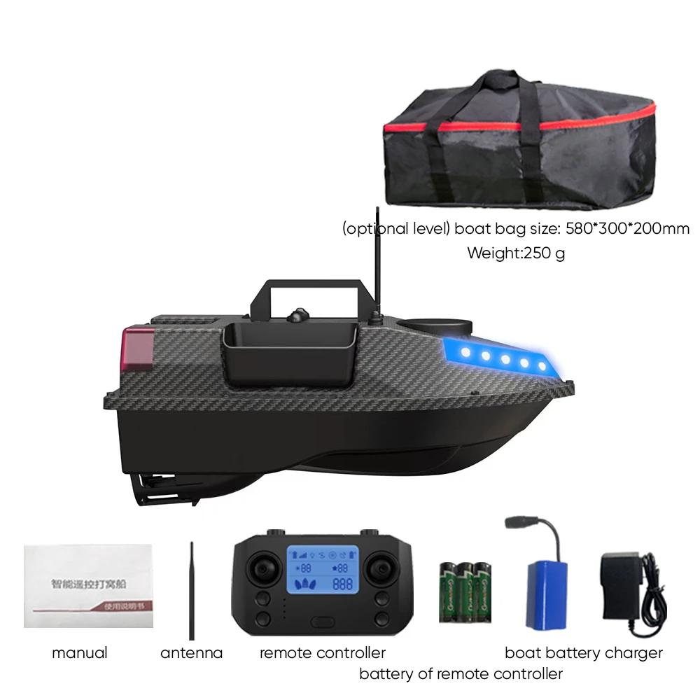 Barco alimentador de pesca de controle remoto sem fio, RC Bait Boat, Alimentador GPS, 1500 m, D20, 12000mAh, 5200mAh, 3 recipientes - Image 1