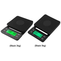 Balança de café de cozinha com temporização, temporizador digital, ferramenta do peso do café, medição de alta precisão, LCD, 5 kg, 3kg - Image 3