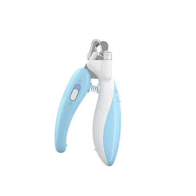 Cortador de Unhas Profissional com Luz LED para Animais de Estimação - Kit Completo para Cães e Gatos com Trava de Segurança pro 1