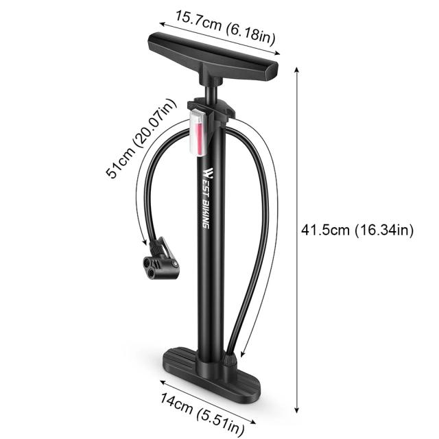Inflador Portátil de Pneus 150PSI com Bateria 4000mAh para Bicicletas, Motocicletas e Carros
