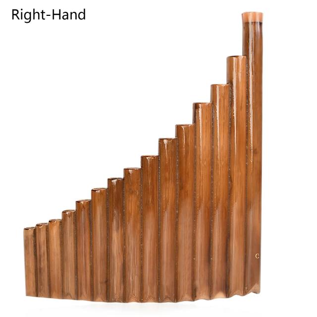 Flauta Ajustável de Bambu Natural para Instrumentos Musicais Folclóricos Chineses com 15 Tubos em Tom G
