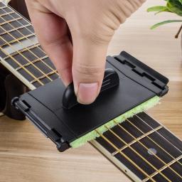 Universal Cordas Ferramenta de Limpeza para Guitarra Elétrica, Baixo, Ukulele, Guzheng, Escova De Limpeza, Instrumentos De Cordas, Protector Cleaner - Image 2