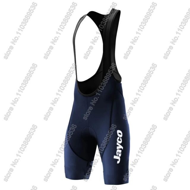 Conjunto de Roupas de Ciclismo Jayco Alula para Equipe - Camiseta e Biciclo Bib Shorts Azul TDF Austrália Verão 2022
