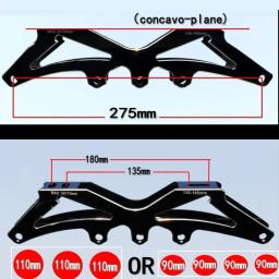 Base de quadro suporte de roda entretenimento esportivo cnc lnline velocidade de skate precisa 3 rodas 4 rodas 480g anticorrosão - Image 3