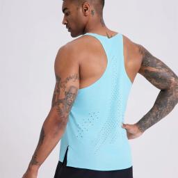 Camisola de Alças Masculina e Feminina de Atletismo, Colete Running, Speed Sports, Camisas Fitness, Rapazes Atleta, Atletismo, Maratona, Roupas Sem Mangas - Image 1