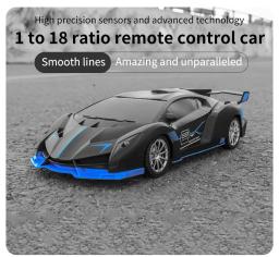 Controle Remoto Toy Car, Forte e Durável, Adequado para Todas as Idades, Escala 1:18 - Image 2