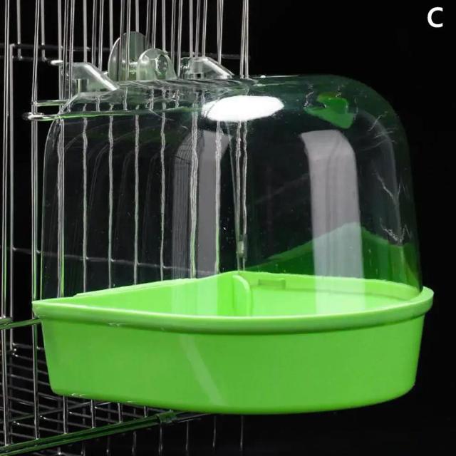 Cubo de Banho Suspenso para Pequenos Pássaros: Acessório Ideal para Canários, Periquitos, Calopsitas e Lovebirds