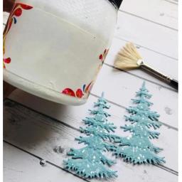 Folha e árvores corte de metal morre, Scrapbooking DIY, Modelo do cartão do álbum, Embossing molde, Artesanato Decoração - Image 3