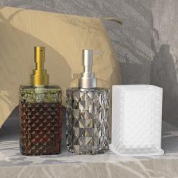 -Garrafa de aromaterapia molde de silicone loção garrafa dispensador de sabão resina molde para diy uv cola epoxy artesanal casa decorações tanque de armazenamento - Image 3