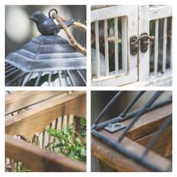 Gaiola De Pássaro De Madeira Para Casa E Jardim, Ornamento Decorativo - Image 2