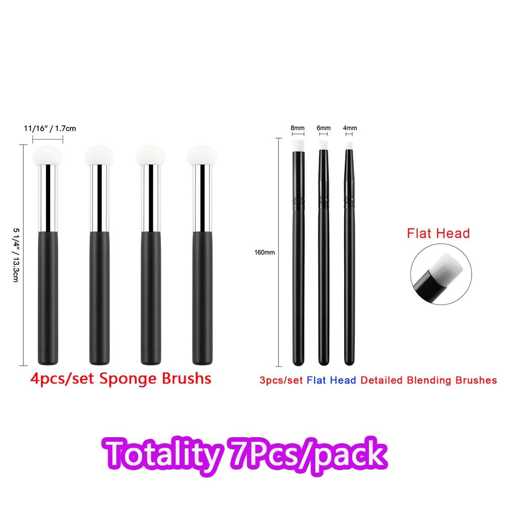Ofertas de pacote 7-16 pçs mini pouncers de papel aplicadores de esponja de tinta macia para diy scrapbooking aquarelas projeto de tinta facilmente artesanato - Image 1