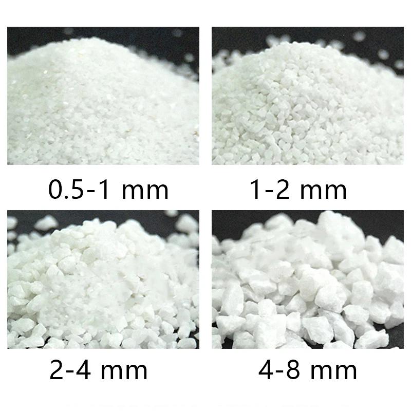 Areia de quartzo para aquário, areia colorida para aquário, pedra de paisagismo do aquário, micro decoração de paisagem, 100g - Image 1