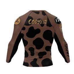 Codylundin-quimono Jiujitsu camiseta masculina, equipamento de MMA, camisa de poliéster respirável, camisa de ginástica brasileira, Kickboxing, manga comprida - Image 2