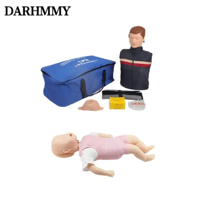 DARHMMY Manequim Treinamento Corpo Inteiro CPR Enfermagem Profissional Primeiros Socorros