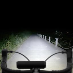 Luz de bicicleta para MTB Road Cycling, farol de bicicleta, 8000mAh bateria, energia de emergência, alumínio carcaça, 900, 1200, 1400, 2600LM - Image 1