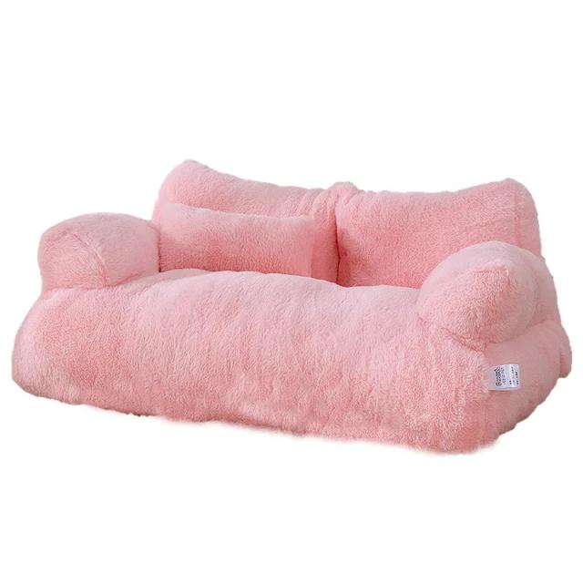 Cama de pelúcia luxuosa e aconchegante para cães pequenos, médios e gatos - ninho de inverno ideal para o seu pet