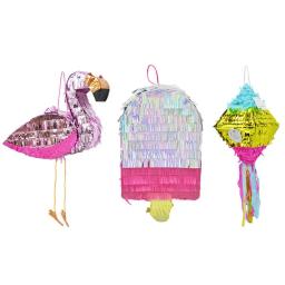Pinhata cônica pequena e colorida, como lembrancinhas para festas de aniversário, festas escolares, decorações de aniversário, celebrações engraçadas e adereços - Image 1