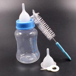 Mamadeira Pequena para Animais, Plástico, Hamster, Coelho, Cachorrinho, Gatinho, Alimentador, Suprimentos para Animais, 60 ml, 150ml - Image 5