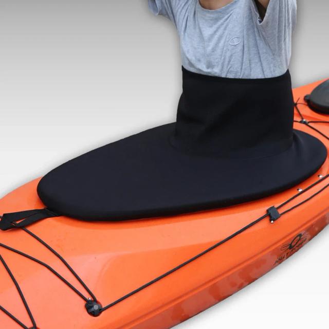 Saia Spray para Caiaque em Neoprene SBR: Capa Respirável e Confortável com Cinto Retrátil e Tecido Elástico