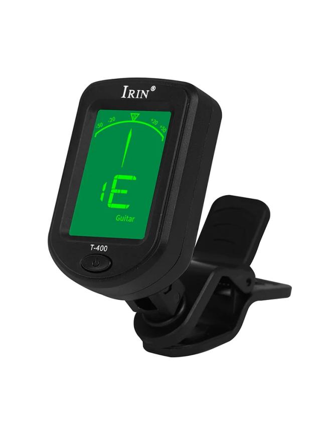 Sintonizador Universal IRIN-T-400 com Temperamento Médio, Multifuncional e Bateria Embutida para Instrumentos Musicais