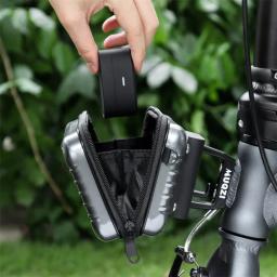 Muqzi saco de armazenamento dianteiro da bicicleta saco para brompton dobrável saco transportadora bloco frente transportadora adapte acessórios ciclismo - Image 3