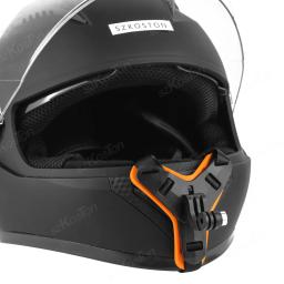 Motocicleta Capacete Monte com Chin Strap, Suporte para bicicleta, Acessórios de Montagem para Go Pro 12, 11, 10, 9, Insta360, X3, GO3, DJI Action 4 - Image 4