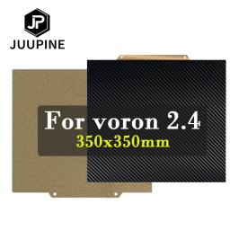 Voron 2 4 Placa de Construção 350 PEI Folha 350mm Pei Magnética Liso/Texturizados PET Dupla Face Para Impressora 3D FYSETC Voron 2.4 Cama Quente - Image 1