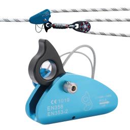 Escalada Mosquetão com corda removível Gripper, Bloqueio Automático, Braçadeira de Proteção Queda, Resgate, Rappel Ring, Auto-travagem, Segurança - Image 1