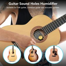 JOYO Guitto Série GHD-01 Umidificador de guitarra com higrômetro 2 em 1 Peças e acessórios para violão clássico acústico - Image 5