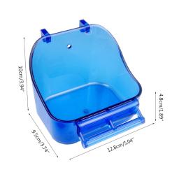 Caixa banho para papagaio, banheira para gaiola pássaros pequenos, acessórios para gaiola pássaros pequenos - Image 6