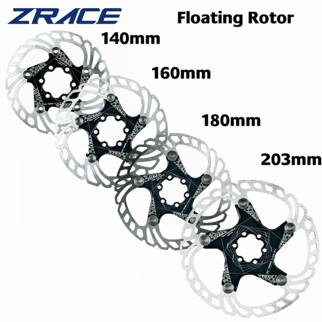ZRACE Rotor Flutuante Bicicleta Dissipação Calor 160mm 180mm 203mm