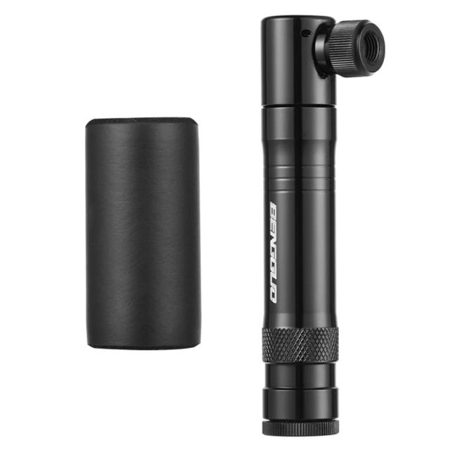 Mini bomba de bicicleta para pneus Tubeless com ferramenta de reparo, inflador CO2 em alumínio, compatível com válvulas Schrader e Presta, ideal para MTB e bicicletas de estrada.