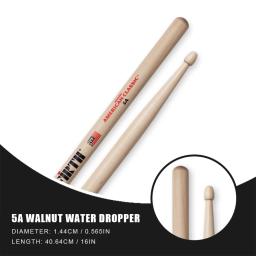 Baquetas de ponta de madeira para bateria acústica ou eletrônica, peso durável e Pitch, American, Drum Sticks, 5A, 7A, 2pcs - Image 6