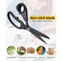 Tesoura de alfaiate de aço inoxidável para bordado de tecido, artesanato de pano, costura bordado tesoura, vestuário corte ferramenta - Image 5