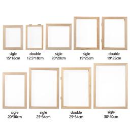 Moldura De Fabricação De Papel Multi-tamanho, tela De Fabricação De Papel DIY Aprendendo Artesanato De Madeira Presente Molde De Malha De Madeira - Image 2