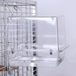 Caixa banho para pássaros, gaiola suspensa, brinquedo para banheira, para periquitos, calopsitas, lovebird, caixa banho - Image 3