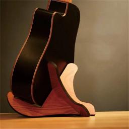 Miwayer-Suporte de guitarra de madeira espessada, universal, 0.12 Polegada, pó de couro macio, usado para baixo acústico clássico - Image 1