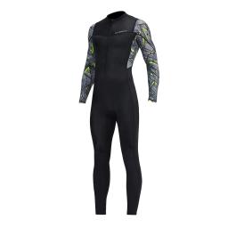 Terno de mergulho em neoprene para homens e mulheres, roupa de manga comprida, surf e snorkeling, 3mm, protetor solar, roupa de surf - Image 2