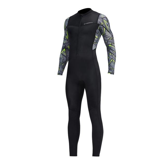 Terno de Mergulho Neoprene 3mm Unissex com Mangas Longas para Surf e Snorkeling com Proteção Solar